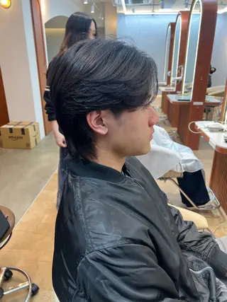 メンズ メンズパーマ モデル募集🎀ユウリのヘアスタイル