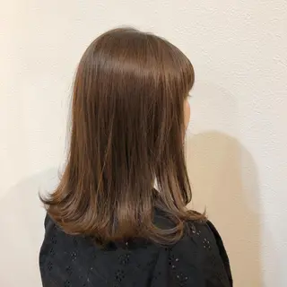 ミディアム カラー 髪質改善／艶カラー 🫧harunaのヘアスタイル