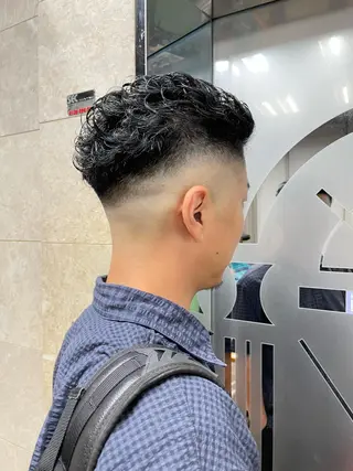 パーマ メンズ 渋谷/フェード/ 國分 翔のヘアスタイル