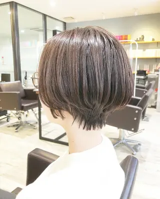 ショート カラー パーマ ヘアアレンジ メンズ キッズ ネイル マツエク・マツパ EnBlesS西宮 マンツーマン神道有基のヘアスタイル