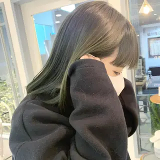 セミロング カラー KAWATOKO MISUZUのヘアスタイル