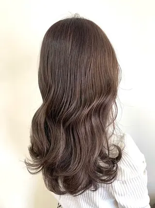 セミロング カラー メンズパーマ✨️村越 雄斗のヘアスタイル