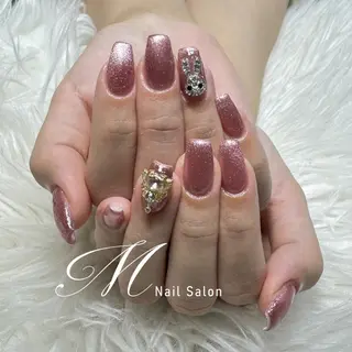 ネイル M✨ワンホン風ネイル パラジェル取扱🦋ニのネイルデザイン