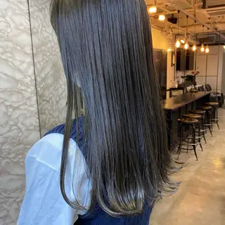 ロング カラー ✴︎赤み除去カラー daichi✴︎のヘアスタイル