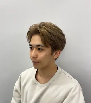 ショート カラー ヘアアレンジ メンズ フェードモデル限定 🔥高円寺Maiのヘアスタイル
