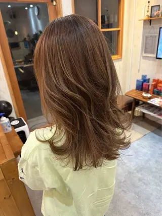 カラー 🪻二宮俊カットモデ ル縮毛矯正募集🪻のヘアスタイル