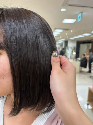 カラー 🎀暖色カラー/透明 感カラー/ひな🎀のヘアスタイル