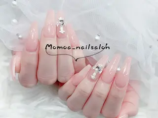 ネイル MoMoA Nail ネイル長さ出し専門店のネイルデザイン