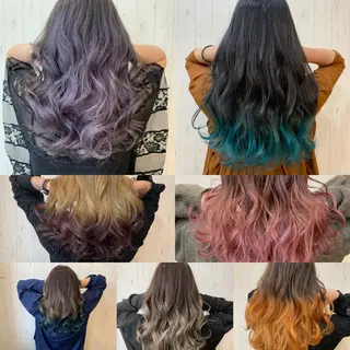 ロング ヘアカラー&縮毛矯正 STAR☆RIVERのヘアスタイル