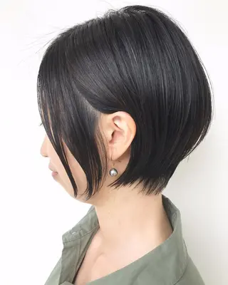 ショート ボブ×縮毛矯正 ryotaのヘアスタイル