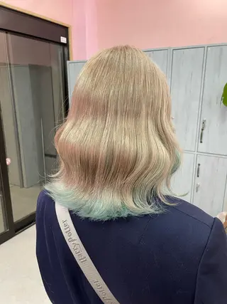 ミディアム ツヤ髪矯正 Kanaのヘアスタイル