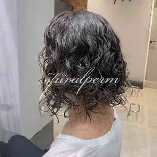 セミロング パーマ メンズ わたなべ りょうのヘアスタイル