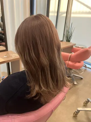 セミロング カラー ヘアアレンジ 🌈インナーカラー ‘ショウマ’🌈のヘアスタイル