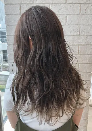 ロング カラー ノンダメージ髪質改善 カラー💎/KURAのヘアスタイル