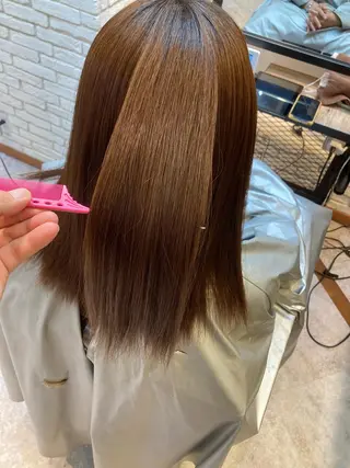 セミロング 髪質改善美容師 🌟塚本のヘアスタイル