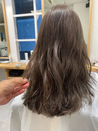 ロング カラー パーマ ヘアアレンジ ツヤ髪 ／髪質改善 松岡将太郎のヘアスタイル