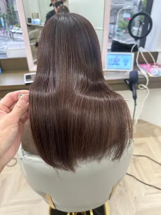 ロング カラー ✨️美髪矯正×似合わ せ艶カラー✨藤田透のヘアスタイル