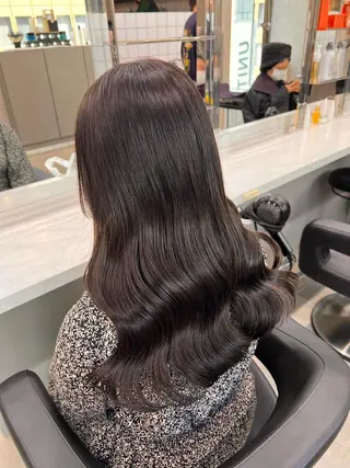 セミロング 💖札幌カラー 指名No.1💖玲奈のヘアスタイル