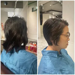 ショート 縮毛矯正特化🩰 竹口はるかのヘアスタイル