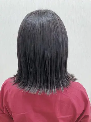 ミディアム カラー レイヤーカットモデル 募集/藤原一真のヘアスタイル