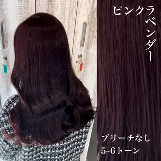 セミロング カラー 透け感ブラウンカラー /レイヤー🧸ナシコのヘアスタイル