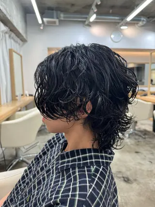 パーマ ✂渋谷メンズ特化 まさとのヘアスタイル