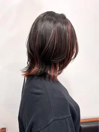 ミディアム ブリーチ/デザイン/ Rurikaのヘアスタイル