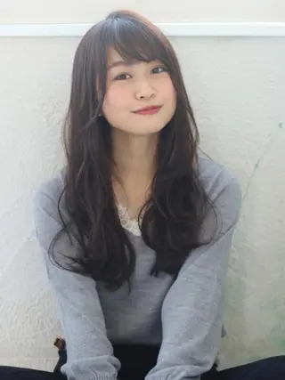 ロング カラー KAEDE🎀 縮毛矯正＆パーマ特化のヘアスタイル