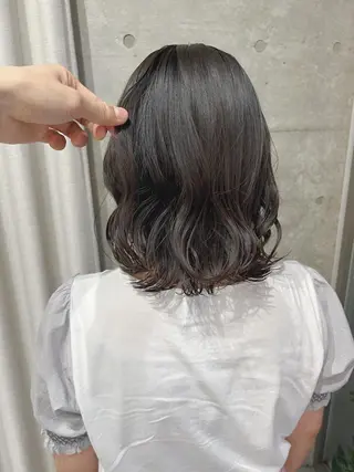 パーマ ボブパーマコテ巻き風 パーマNo1深江秀平のヘアスタイル