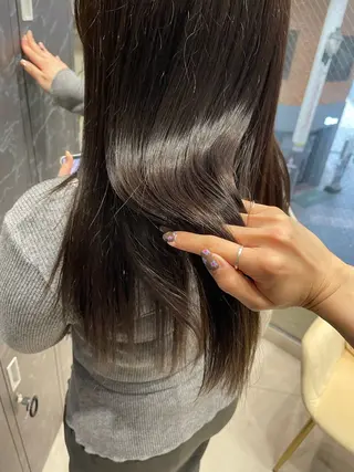 セミロング カラー 🔆N°大分🔆 ﾜﾀﾅﾍﾞｱｵｲのヘアスタイル