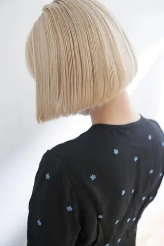 ミディアム カラー ba-boo 熊本のヘアスタイル
