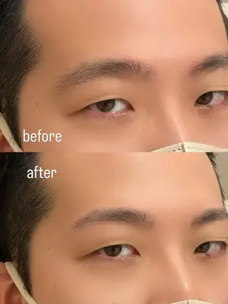 メンズ アイブロウ eyelash & nail salon alo所属・徳竹/ アイブロウ/aloの眉毛・アイブロウイメージ