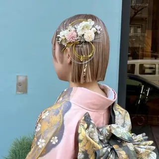 ショート ヘアアレンジ ハヤシ マユ ✂ 府中美容室のヘアスタイル