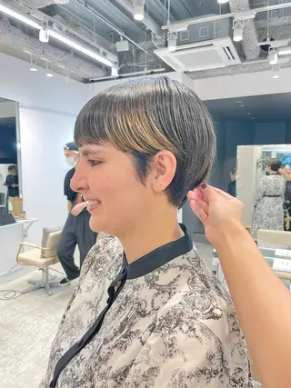 ショート 表参道レイヤー Kinoのヘアスタイル