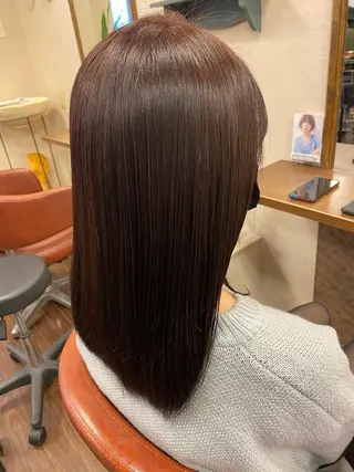セミロング カラー liL  hair サトウリョウタのヘアスタイル