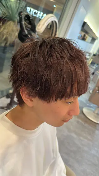 ショート カラー RICHAIR 長嶺旬佑のヘアスタイル