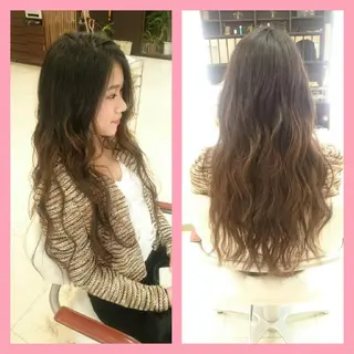 ロング キンジョウ エナミのヘアスタイル