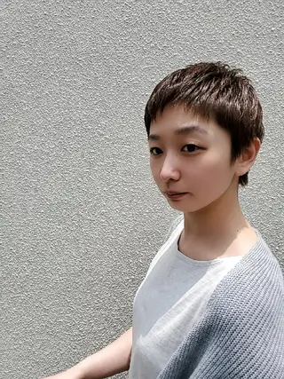 ショート 社内カット講師・店長 菅原賢一のヘアスタイル