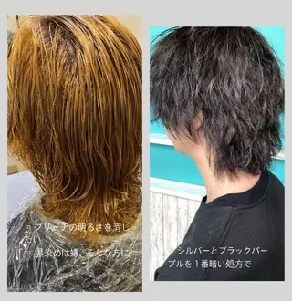 カラー 佐藤 沙也輝のヘアスタイル