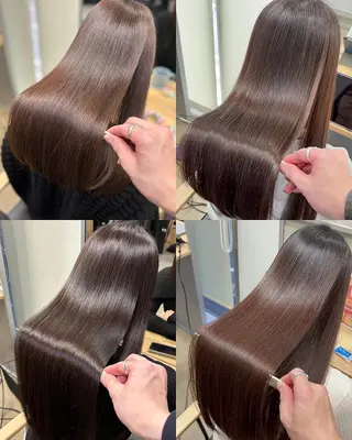ロング 髪質改善✨縮毛矯正✨ が得意‼️高島英隆のヘアスタイル