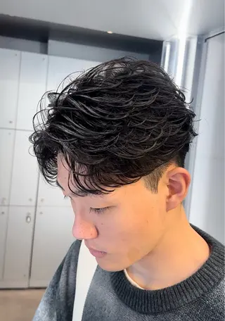 パーマ メンズ 初パーマ支持率◎松田 優斗のヘアスタイル