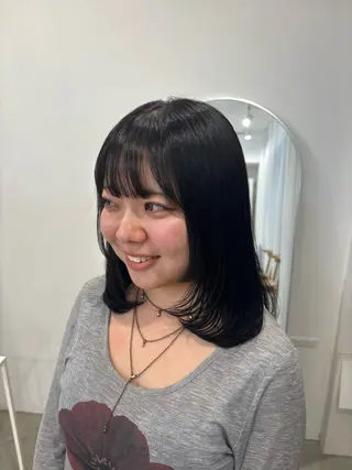 ミディアム ナナ/ fitのヘアスタイル