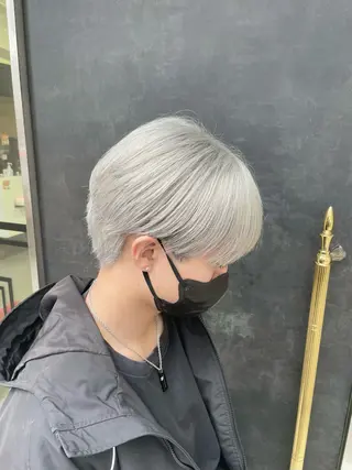 カラー メンズ メンズパーマ特化 ふうきのヘアスタイル
