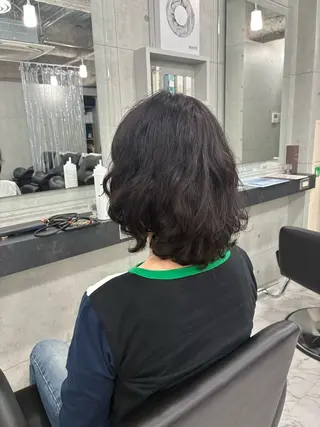 ミディアム パーマ Endearing 🌟銀座のヘアスタイル