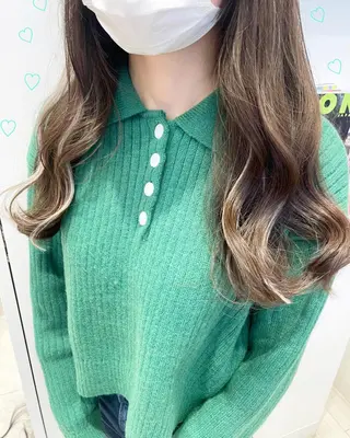 ロング カラー 新宿駅近♡個室 ♡関口三都季🌜のヘアスタイル