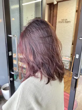 ミディアム カラー ヘアと眉Otsuka Hikari💆‍♀のヘアスタイル