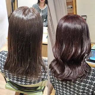 セミロング カラー Miuri/ミユリ 柔らかい雰囲気ヘアのヘアスタイル
