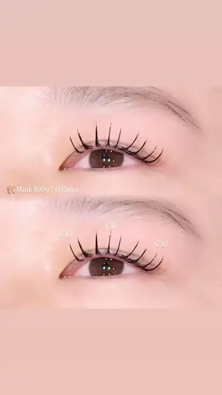 マツエク・マツパ Konoka 𐙚⸝⸝꙳のマツエク・マツパデザイン