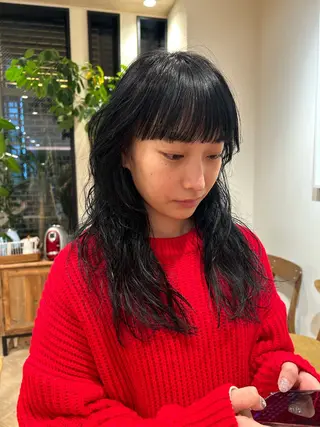ロング パーマ ボブ・レイヤー ・パーマ【iri】のヘアスタイル