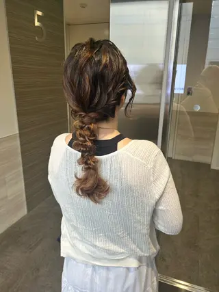 ロング ヘアアレンジ ヒナリ/まつ毛パーマ 無料モデル募集中☆彡のマツエク・マツパデザイン